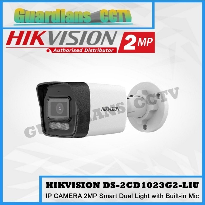 Paket Ip Camera Hik Vision Cctv 6 Camera Nvr 8 Ch Poe 2Mp Audio Camera