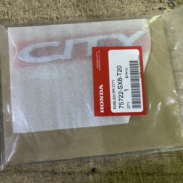 Emblem Logo Bagasi City Honda City Z 1996-2002