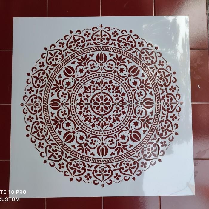 

Stencil Mandala 18 Ketebalan 200 Micron