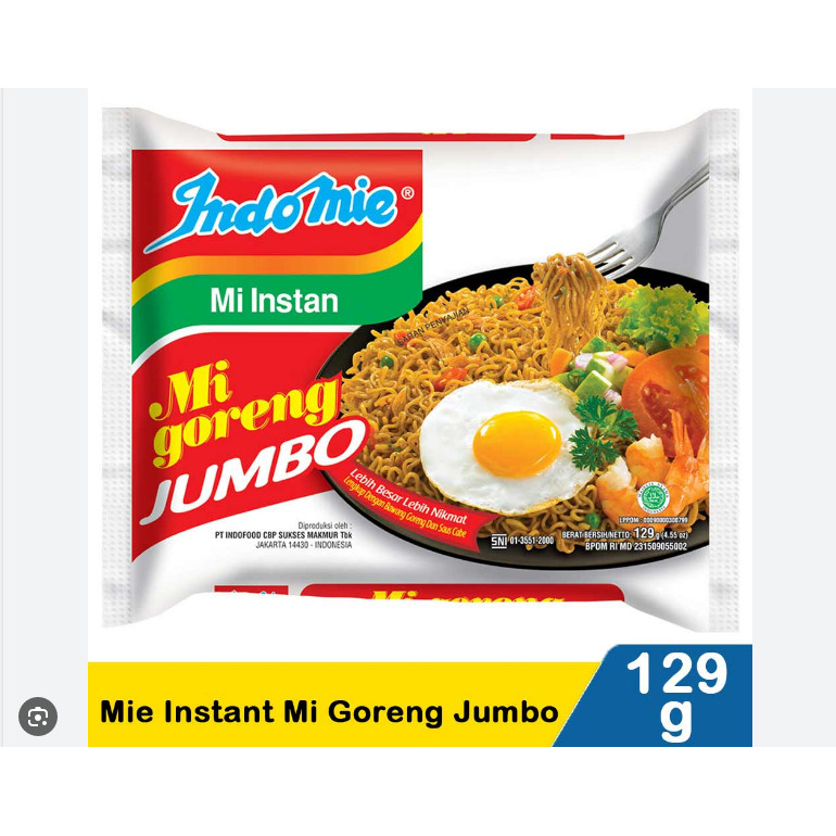 

Mie Indomie Goreng Jumbo Original