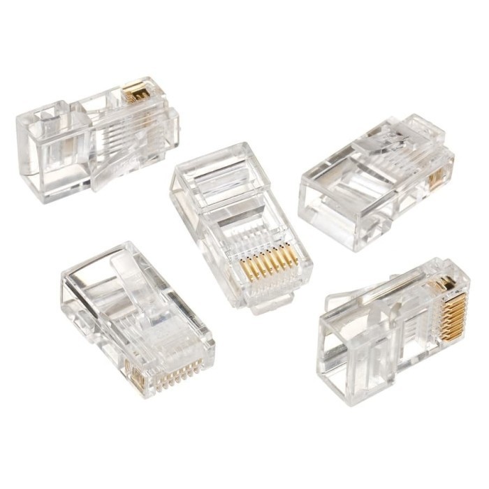 NYK Connector RJ45 CAT5 Konektor isi 100pcs - NYK-RJ45-CAT5-UTP