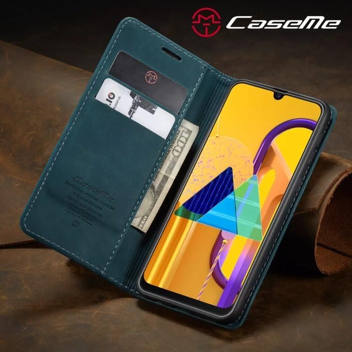 Samsung Galaxy M31 Flip Case Caseme Cover Leather Wallet Dompet