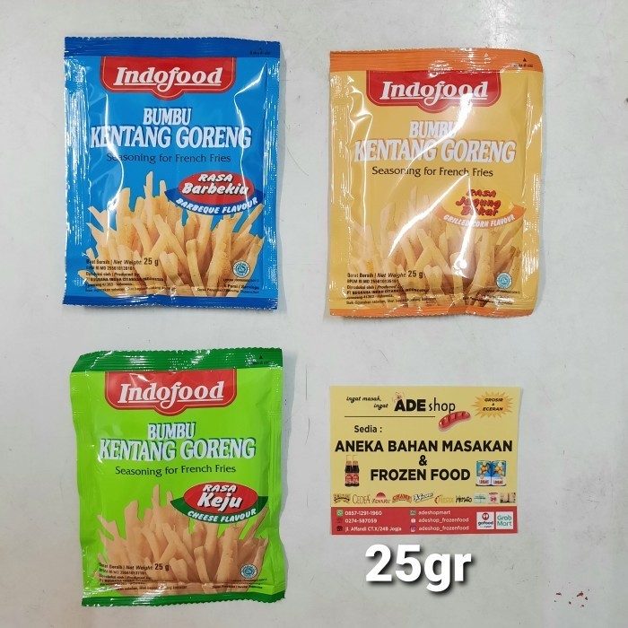 

*$*$*$*$] bumbu kentang goreng tabur indofood 25 gr