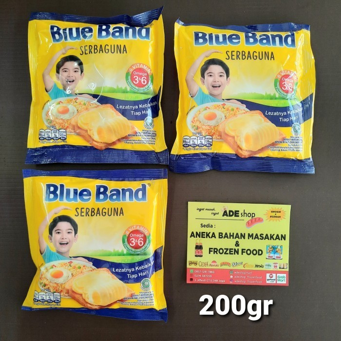 

/////] mentega blue band serbaguna 200 gr refil