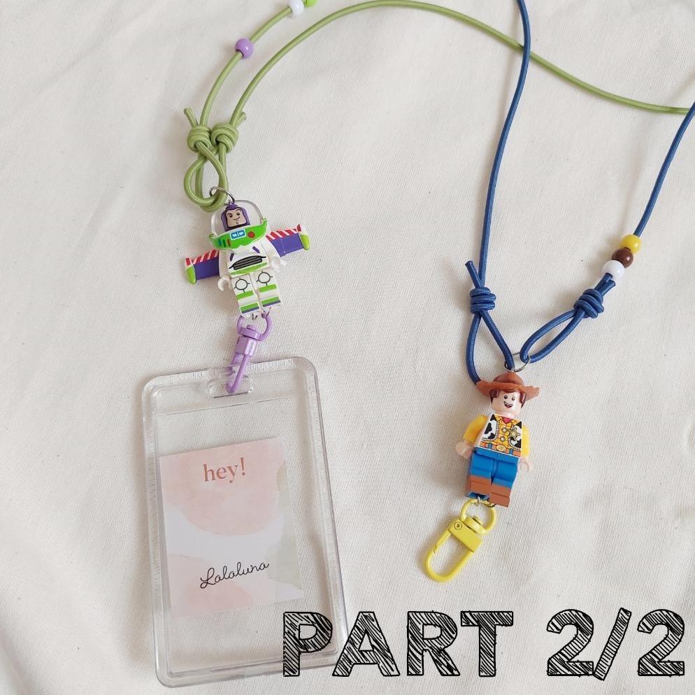 

fg-87 [Lalaluna] LANYARD LEGO | GANTUNGAN ID CARD LEGO (part 2/2) Premium