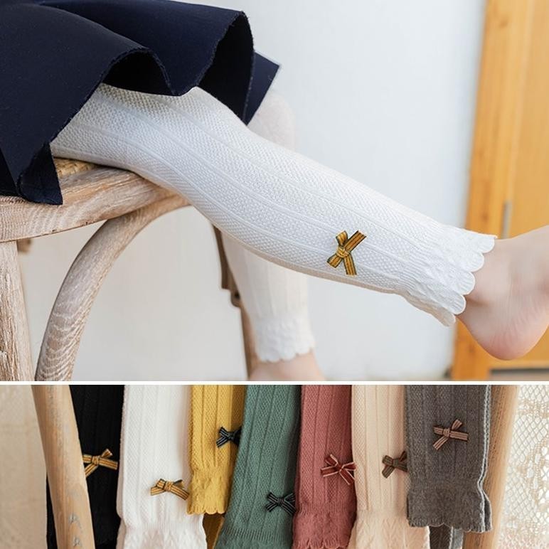 CELANA LEGGING ANAK 1 - 9 TAHUN PEREMPUAN IMPORT COTTON RUFFLE VERSI KOREA MOTIF PITA LEGING LAGING 