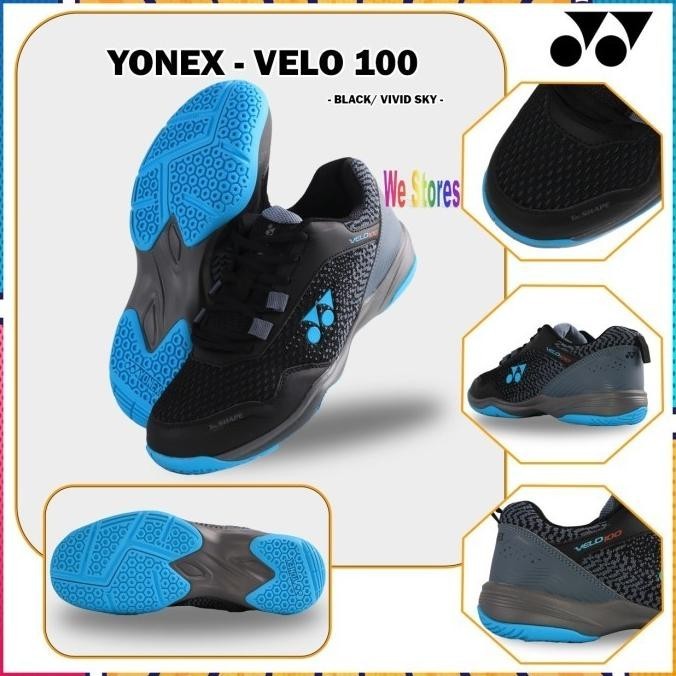 Yonex Velo 100 Junior - Sepatu Badminton Anak (Original) Premium Berkualitas