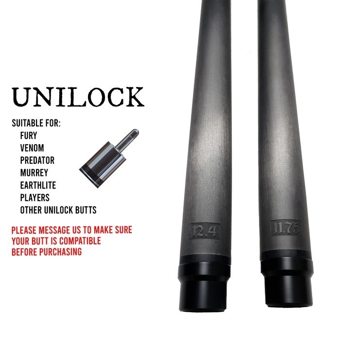 BARANG TERLARIS SEVERUS REAPER CARBON SHAFT STIK BILLIARD UNILOC