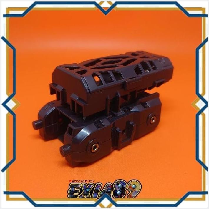 [exi] crush gear part - vt chassis (gaiki black ver.) bandai