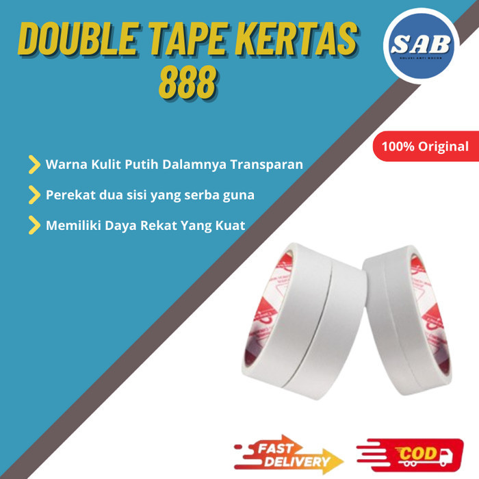 

double tape kertas 1 inch