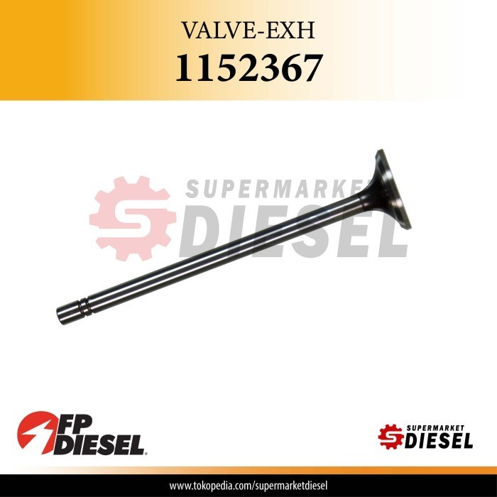 FP DIESEL 1152367 / 115-2367 VALVE EXHAUST FOR CATERPILLAR 3406 / 3408