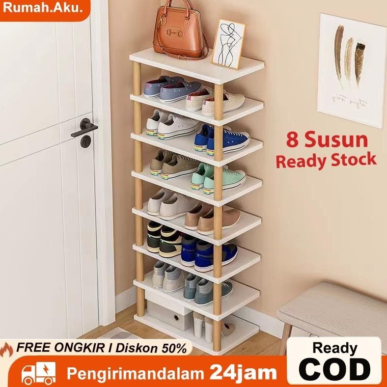 Rak sepatu Rak Sepatu Minimalis Rak Sepatu Kayu Rak Sepatu Susun Rak Sepatu Portable Rak sepatu Mult