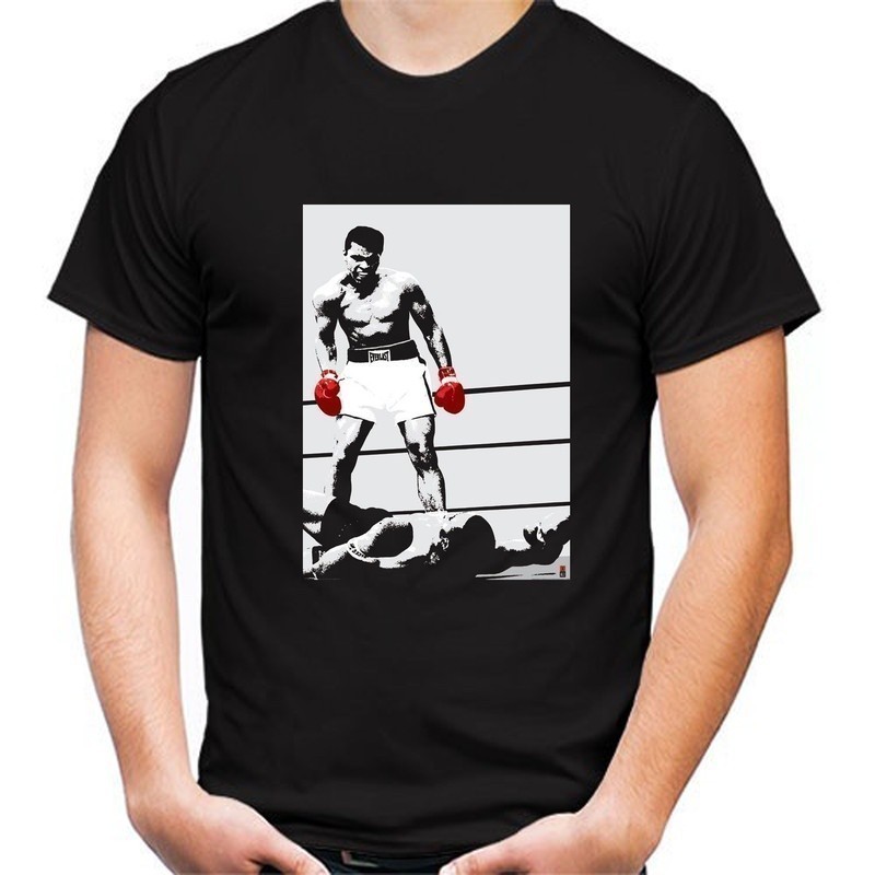 Kaos T Shirt Pria Muhammad Ali Tinju