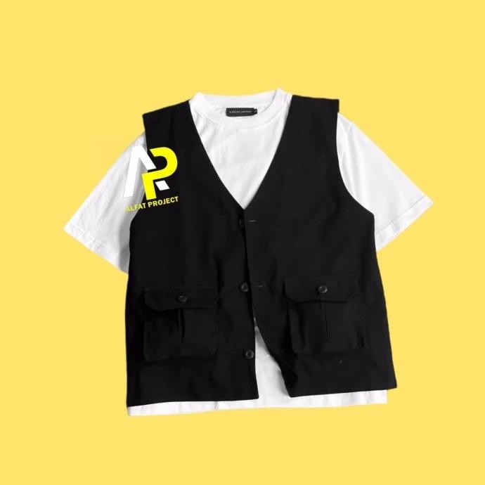 Vest Rompi Pria Casual