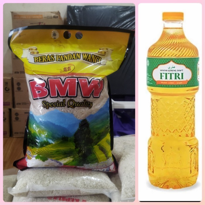 

paket Beras 25 kg + Minyak Fitri