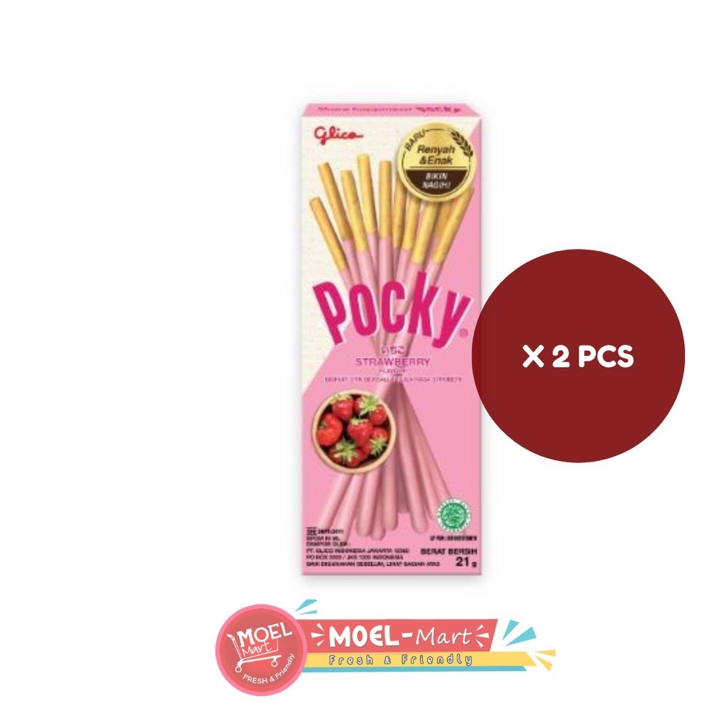 

POCKY Strawberry Stick 2 Pcs x 21GR