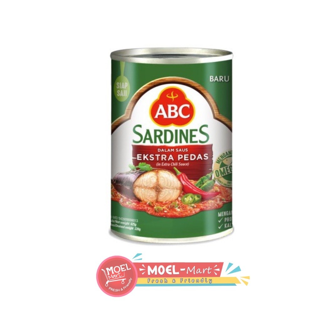 

ABC Sardines Ekstra Pedas 425gr