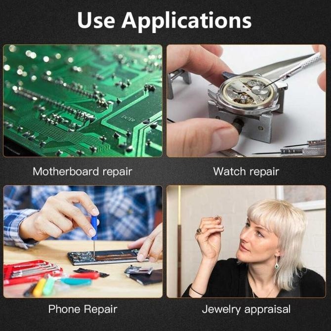 

Kacamata Service Pembesar dengan 2 LED BS