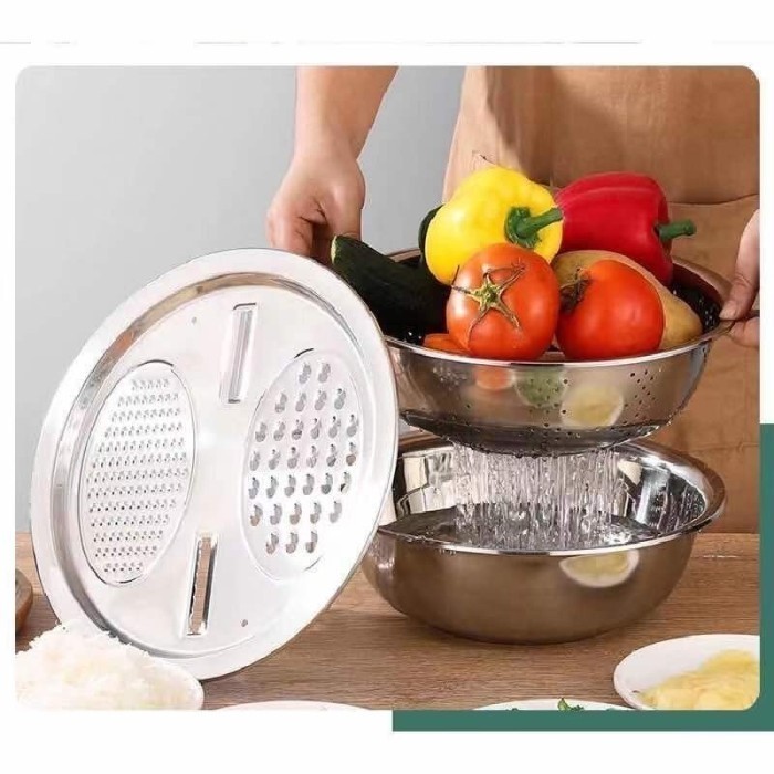 Multifunctional Happie Cutter / Potong & Cuci Sayuran Jadi Praktis