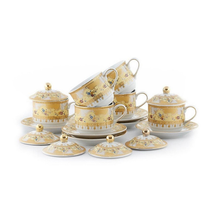 Cup Saucer Vicenza Y85 Cangkir Kopi Tutup Vicenza