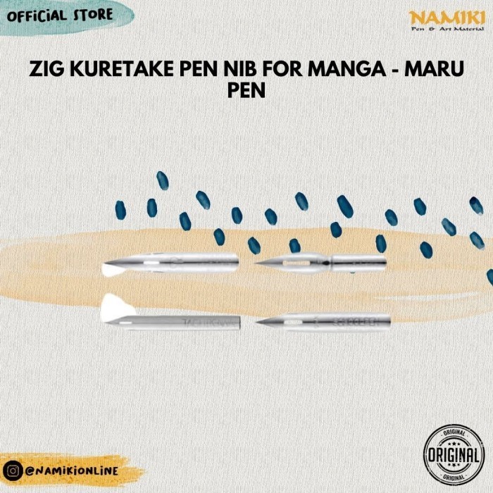 

Zig Kuretake pen nib for manga - Maru Pen
