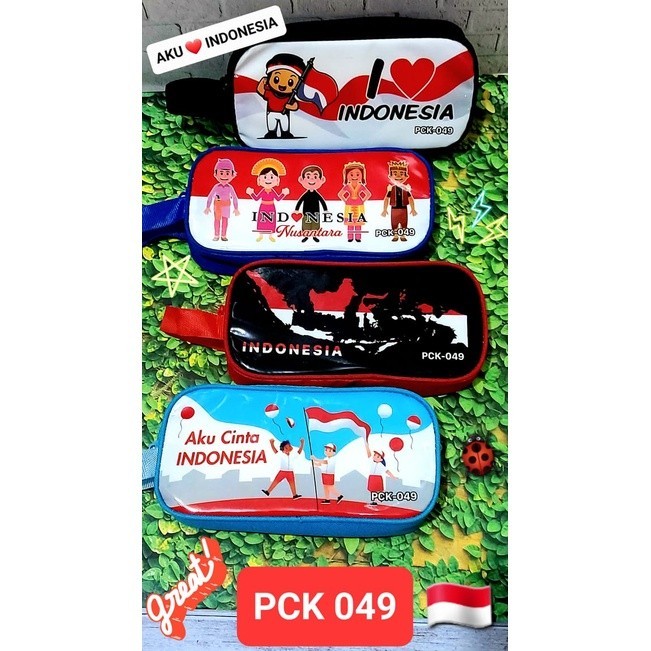 

KEf Kotak Pensil Kain/Pencil Case Pvc 17 Agustus Kemerdekaan Indonesia S3A