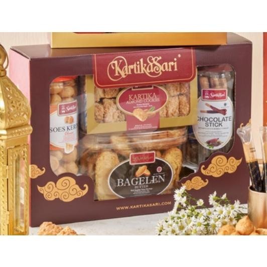 

fx-23 KARTIKA SARI 4S HAMPERS PARCEL LEBARAN IDUL FITRI EID MUBARAK RAMADAN PAKET PACKAGE FESTIVE SEASON CNY IMLEK CHINESE NEW YEAR MAKANAN TRADISIONAL MOONCAKE ORNAMEN HIASAN AUTHENTIC ORIGINAL KULINER JAJANAN CEMILAN DESSERT WAISAK TOAST CHRISTMAS NATAL