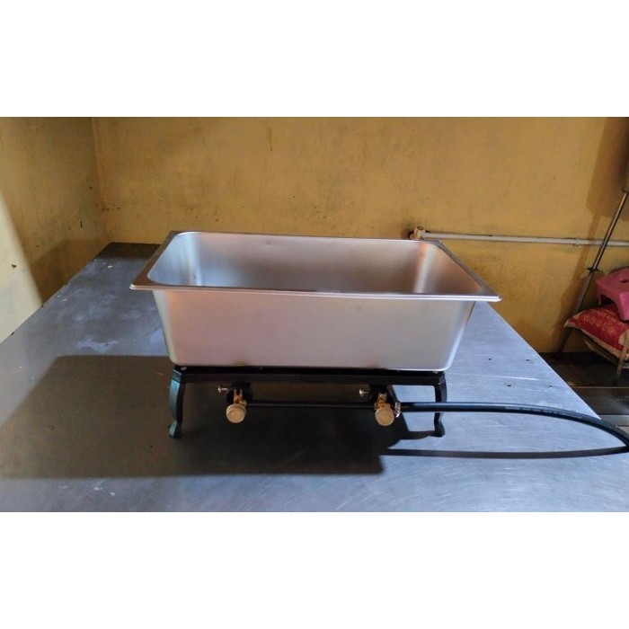 Panci Penggorengan 12 Liter + Kompor Seribu Mata 2 Tungku