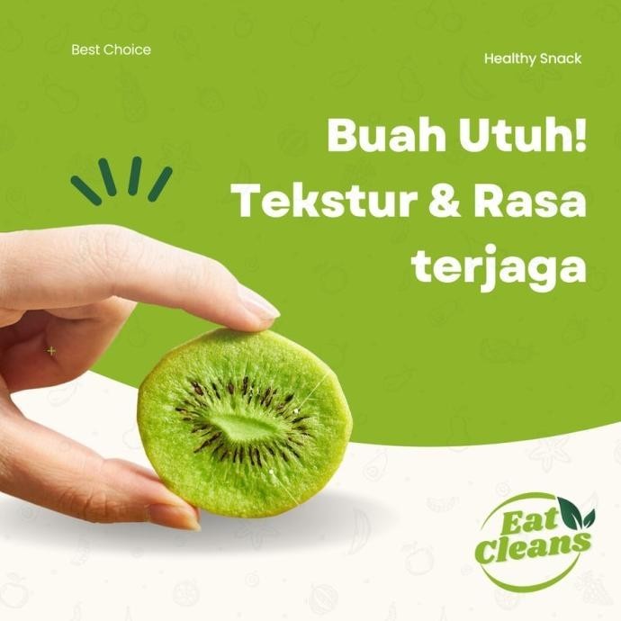 

Keripik Buah Kiwi Kering Freeze Dried Rendah Kalori Camilan Diet Sehat CS