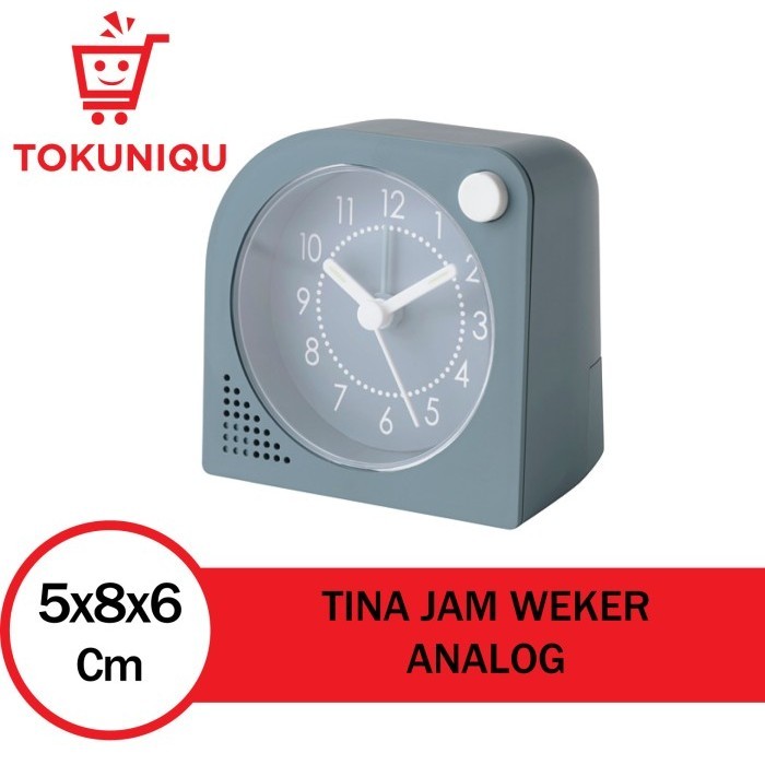 Jam Weker Analog / Jam Meja Beker / Jam Meja Alarm Tina