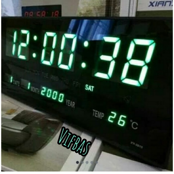 Jam Led Digital Dinding Masjid Masjid Temperatur Udara Xy 3615