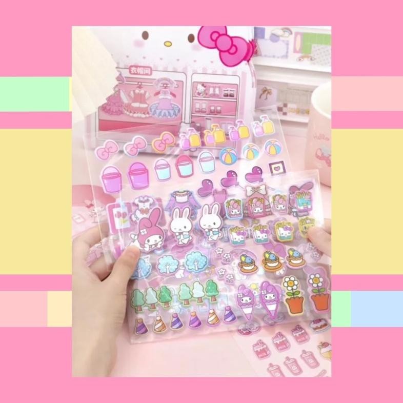 

STIKER BOOK STICKER BUKU KARAKTER KARTU SANRIO HELLO KITTY KUROMI MY MELODY LUCU UNIK KADO HADIAH GIFT/BUKU STIKER A6 PREMIUM MOTIF SANRIO/BUKU DEKORASI ALBUM STICKER MOTIF CINNAMOROL MELODY KUROMI RO51