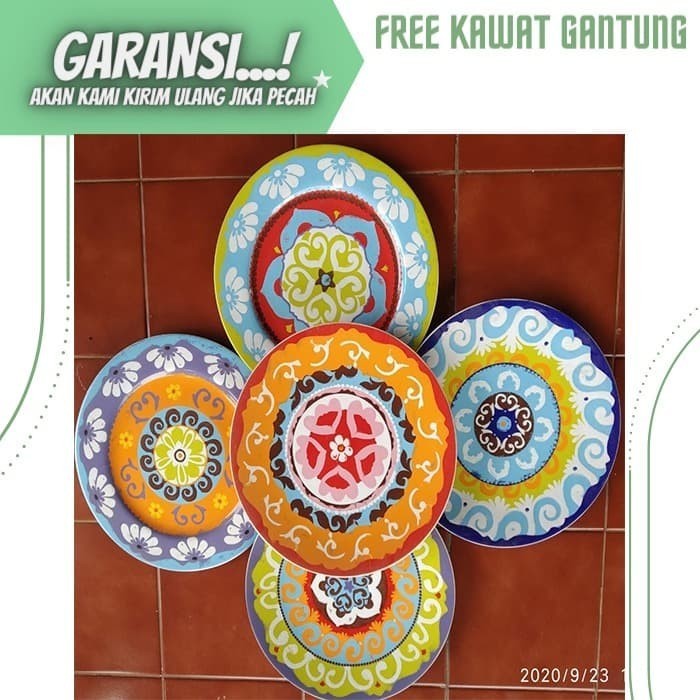 Piring Keramik Hiasan Dinding / Walldecor / Piring Cantik
