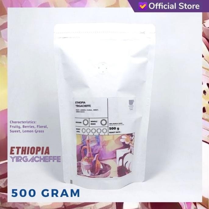 

Kopi Arabika Ethiopia Yirgacheffe 500 Gram | Sutoyo Coffee