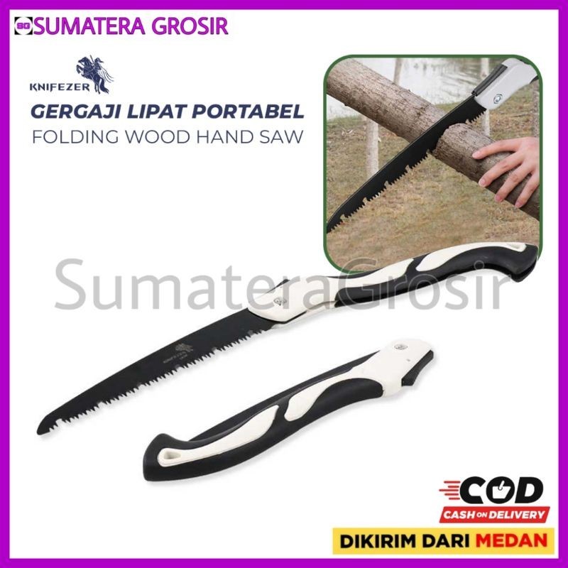 Gergaji Lipat Portabel Folding Wood Hand Saw 180 mm 210 mm 240 mm 300 mm - LA146 Original SK5 Import