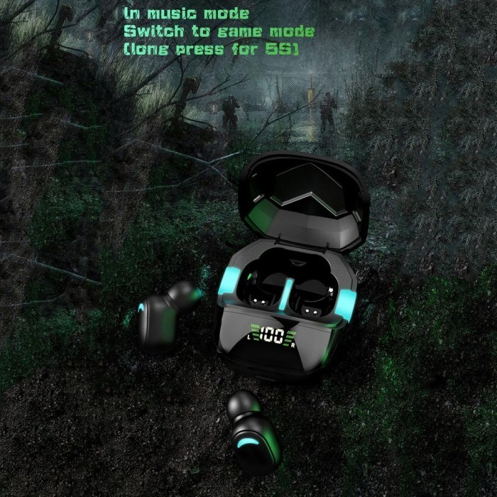 Gaming Tws G7S 3D Bass Wireless Earphone Low Delay Bluetooth Headset