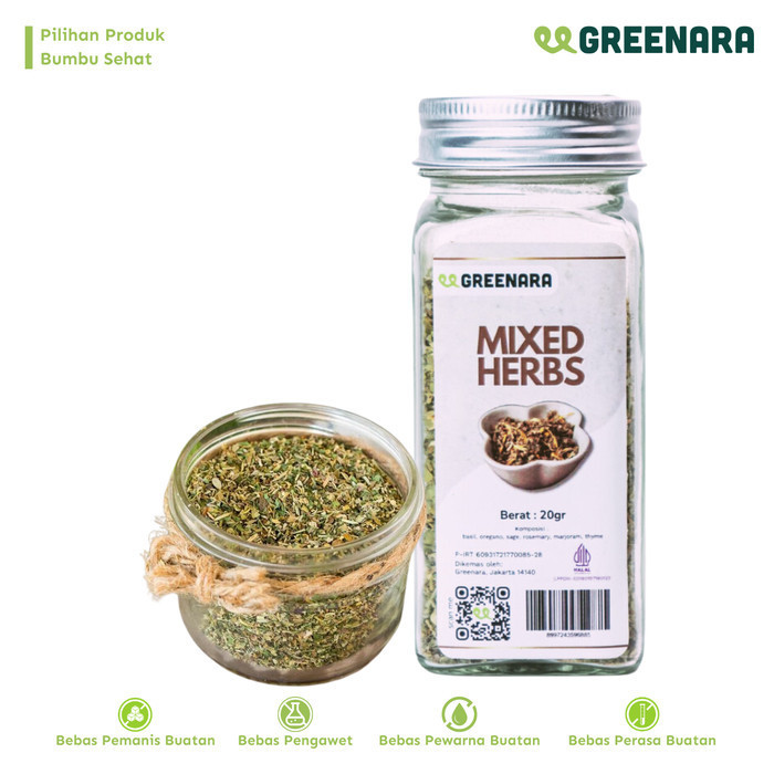 

Andan Greenara Dried Mixed Herbs 20Gr