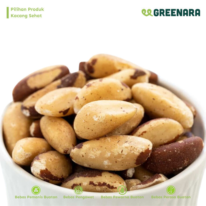 

Andan Kacang Brazil Mentah 1 Kg / Brazil Nuts