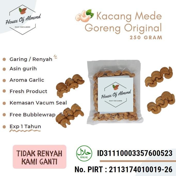 

Kacang Mede Original 250Gr