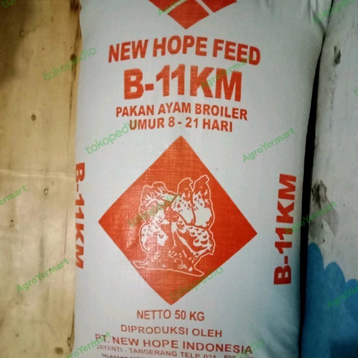 Pakan Ayam B-11Km Broiler Pedaging 8-21 Hari Protein 20% Hemat