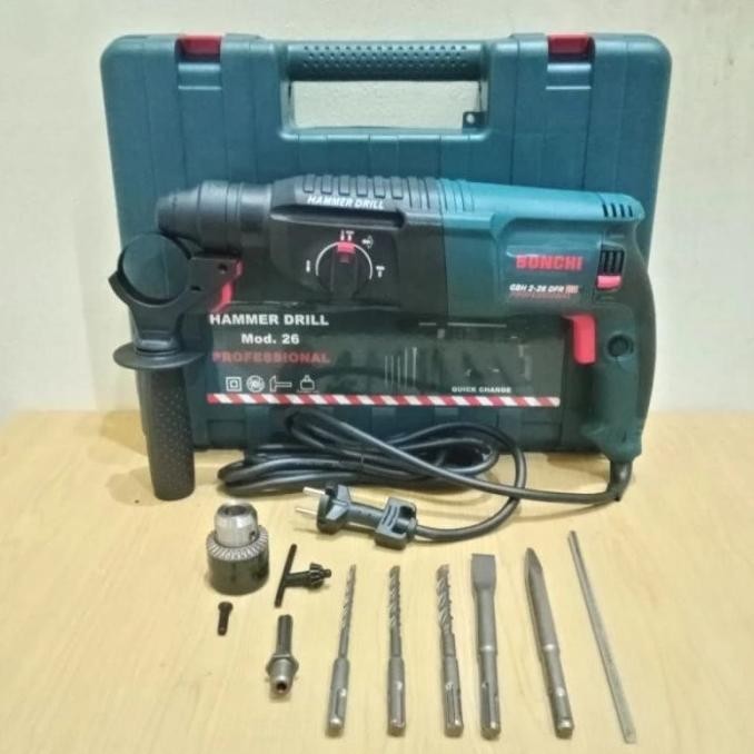 Hammer Drill Mesin Bobok Beton Tembok Bor Redfox Hamer Hemer Murah