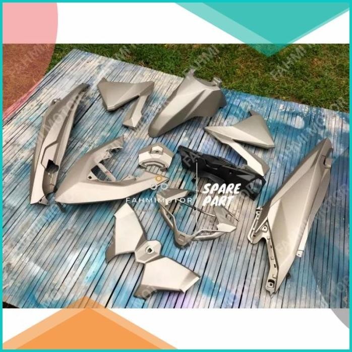 fullset body halus honda Vario 125 150 LED 2016-2017 titanium grey dof