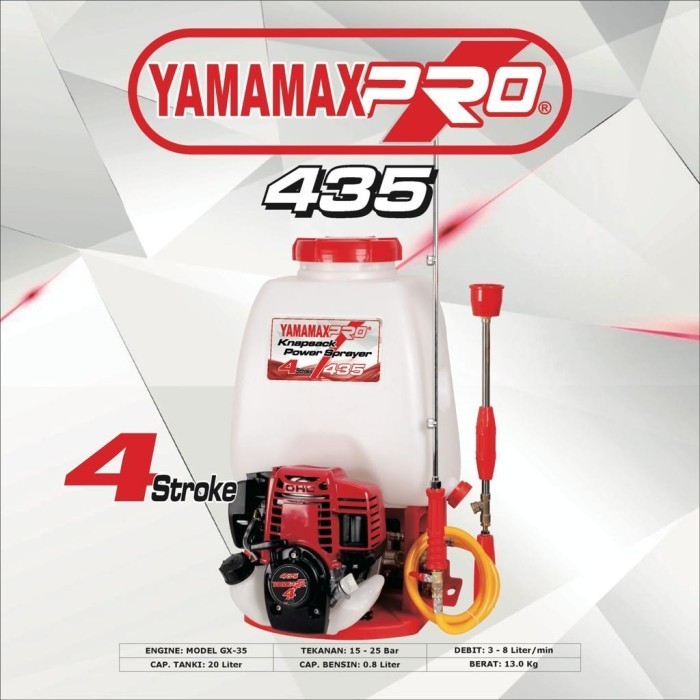 YAMAMAX PRO 435 Knapsack Mesin Power Sprayer 4TAK - Toko GBU