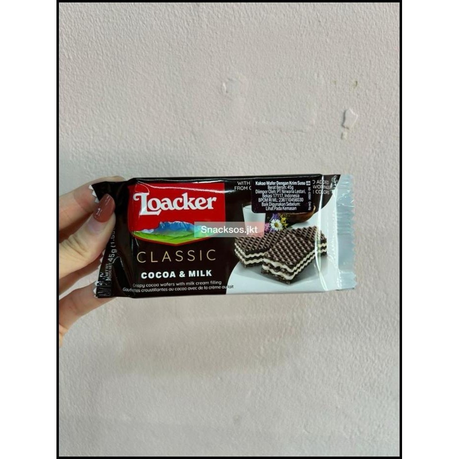 

Loacker Wafer Classic Thins Matcha Vanilla Cremkakao Napolitaner Choco