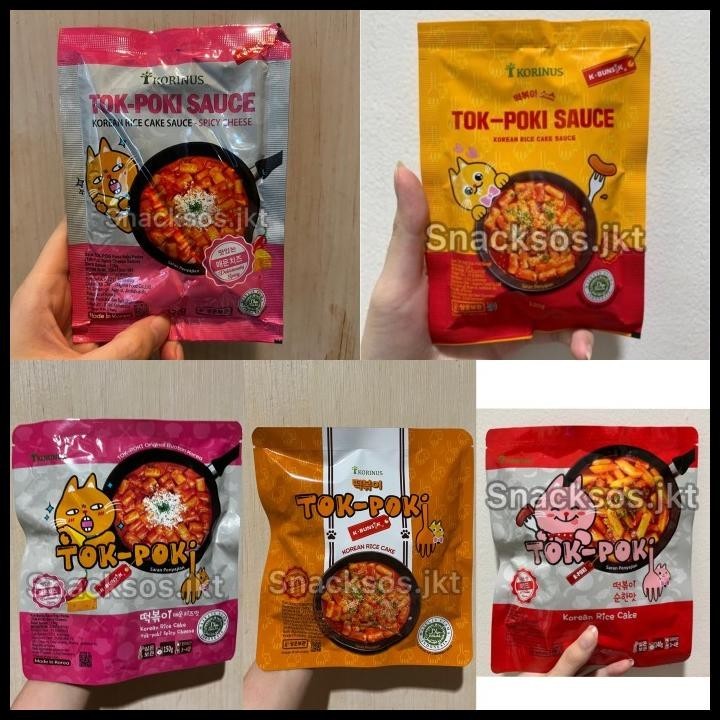 

Korinus Korean- Bunsik Yopokki / Topokki / Tteokbokki Sweet&Spicy