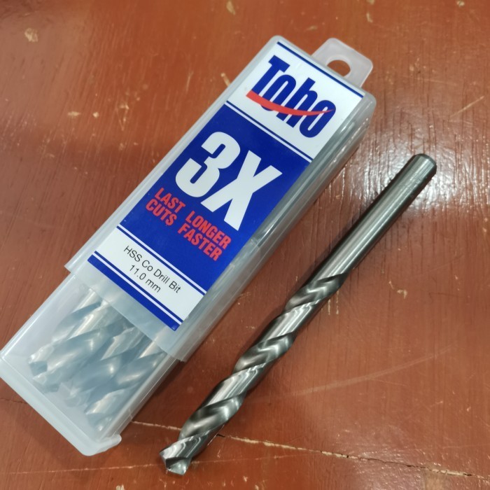 ~~~~~] TOHO mata bor besi 11 mm hss cobalt drill mata bor stainless steel 11m