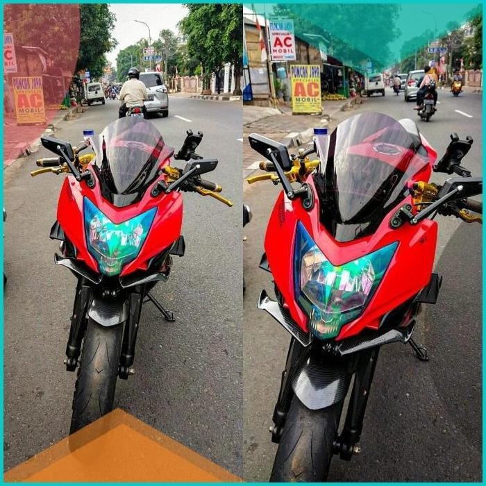 Winshield visor Kawasaki Ninja250rr mono SL 13m4yZ4 suku cadang