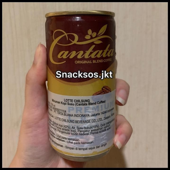 

Lotte Cantata Blend Premium Coffee Latte Minuman Kopi Susu Korea