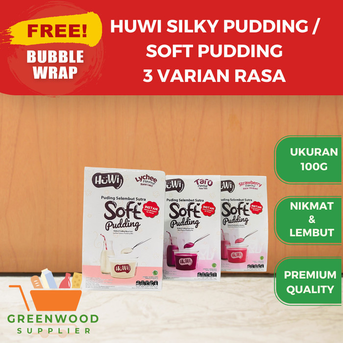 

Brom [Promo] Huwi Silky Pudding / Soft Pudding - 100G [3 Rasa]
