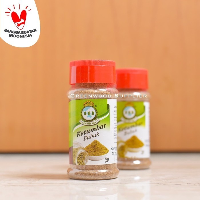 

Brom Ketumbar Bubuk / Coriander Powder (Brand 113 - 40 Gram)